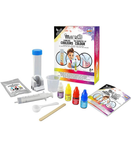 Experiment kit, The Chemistry of Colour, Buki Mini Lab