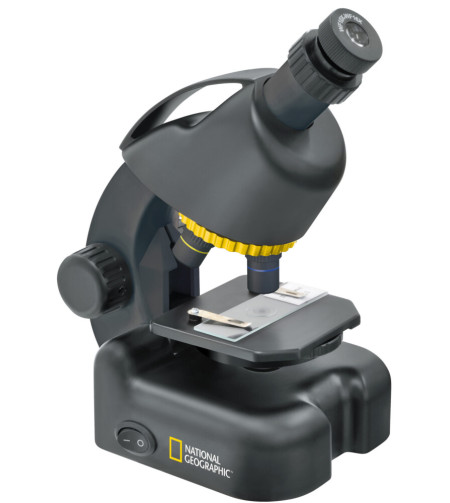 Microscope NATIONAL GEOGRAPHIC 40-640X with experiment kit and smartphone adaptor