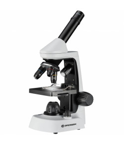 Microscope Bresser Junior Biolux Student 40x-2000x with experimental kit and smartphone ad