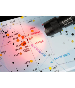 Flashlight, red light, ASTRO R-LITE Explore Scientific