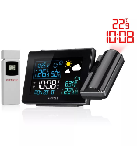KIENZLE Home Weather Station with Projection