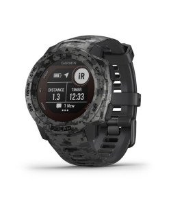 Instinct Solar, Camo Edition, GPS Watch, Graphite Camo, WW