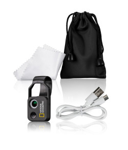 Handy microscope with CPL, 200x,  NATIONAL GEOGRAPHIC