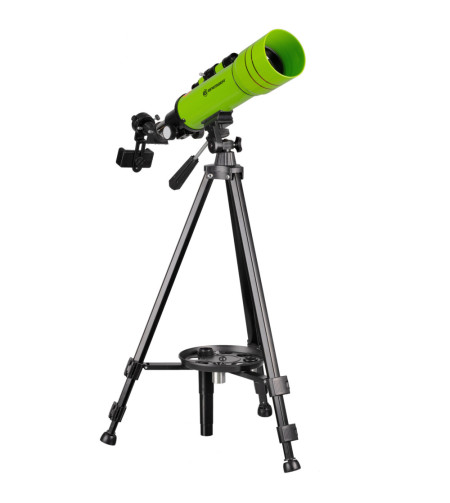 Телескоп-рефрактор BRESSER JUNIOR 70/400 с рюкзаком, зеленый