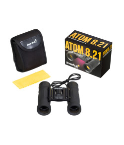 Levenhuk Atom 8x21 Waterproof Roof Pocket Binoculars