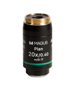 MAGUS 20PL60 Plan 20х/0.40 ∞/0.17 H60mm Objective