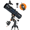 Celestron Astromaster Reflector 130EQ with phoneadapter and T2-Barlow