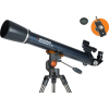 Celestron Astromaster LT 70AZ with Phone Adapter and Moon Filter