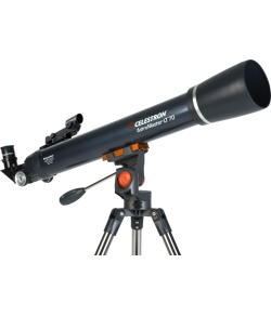 Celestron Astromaster LT 70AZ with Phone Adapter and Moon Filter