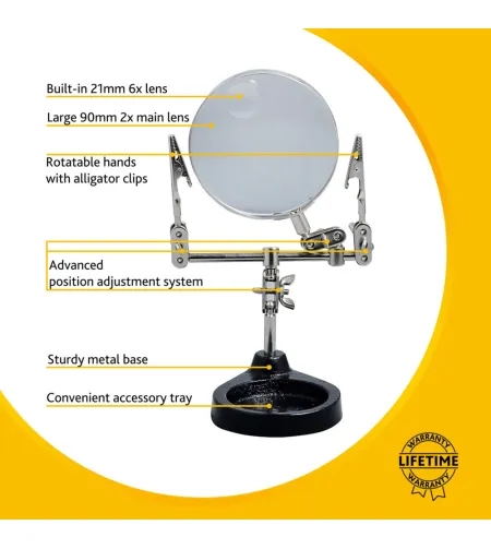 Levenhuk Zeno Refit ZF13 Magnifier 2x/6x 90mm