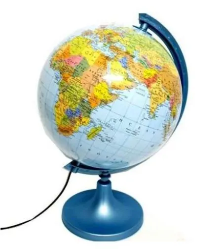 Maakera poliitiline, d=250mm, valgustusega RU