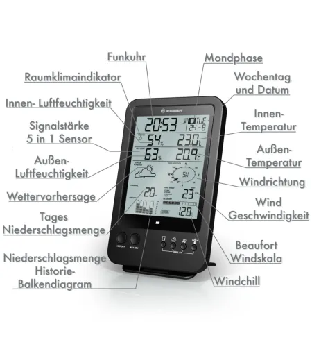 BRESSER lisa-/varu tugijaam ilmajaamale 7002510