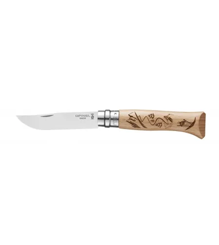 Opinel N&deg;08 Stainless Steel Engraving Ski