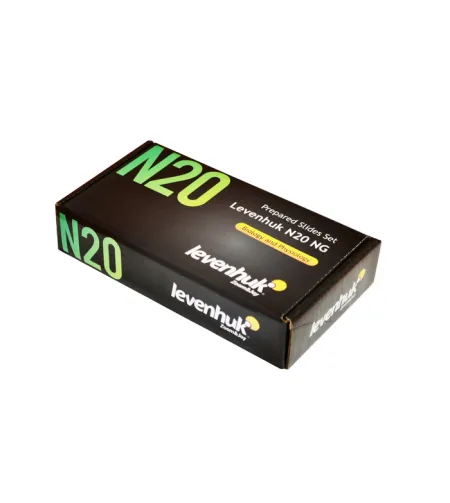 Levenhuk N20 NG Prepared Slides Set  Biology and Physiology