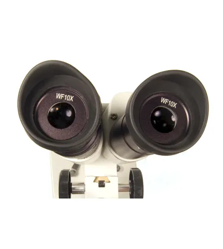 Binokulaarse mikroskoobi metallkorpus 40x Levenhuk 2ST
