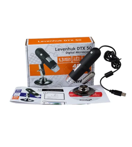 Mikroskoop, kompaktne digitaalne Levenhuk DTX 50 Digital 20x-400x