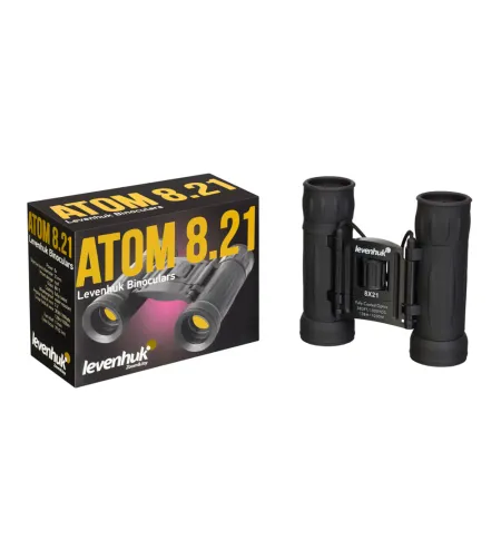 Levenhuk Atom 8x21  Kompaktne Roof Prism Veekindel tasku Binoklid