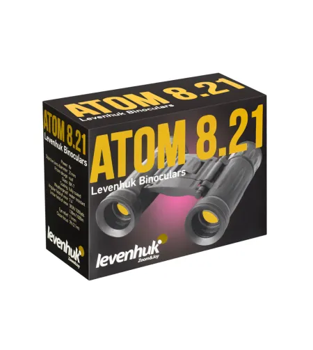 Levenhuk Atom 8x21  Kompaktne Roof Prism Veekindel tasku Binoklid