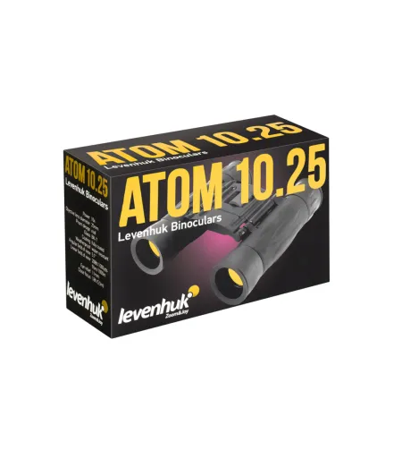 Levenhuk Atom 10x25 Kompaktne Roof Prism Veekindel tasku Binoklid