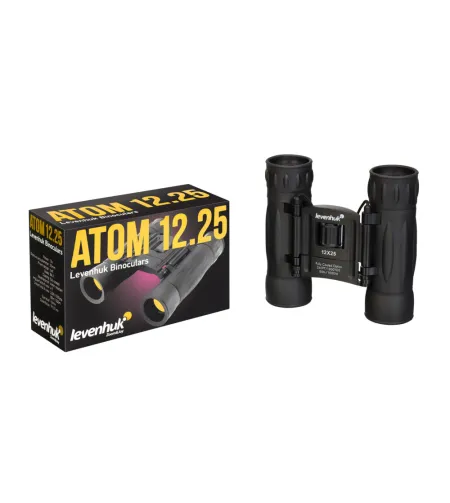 Binokkel Levenhuk Atom 12x25 Kompaktne Roof Prism Veekindel  Binoklid