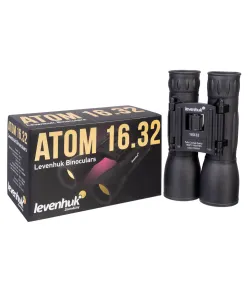 Levenhuk Atom 16x32  Компактный, Влагостойкий, Карманный Бинокль с Призмой Руф