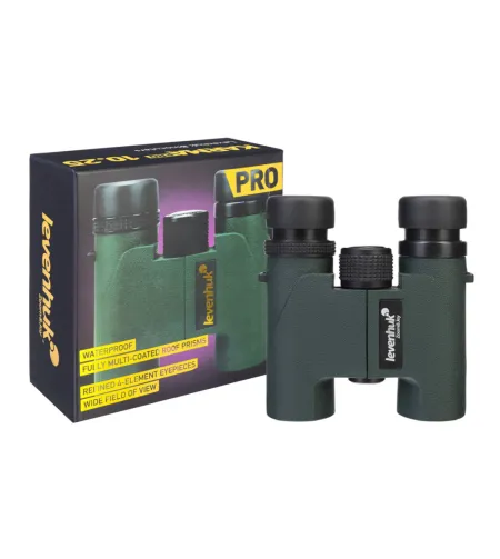 Levenhuk Karma PRO 10x25 Compact Roof Prism Waterproof Pocket Binoculars