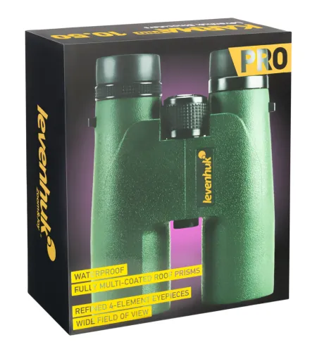 Levenhuk Karma PRO 10x50  Kompaktne Roof Prism veekindel Universal binoklid
