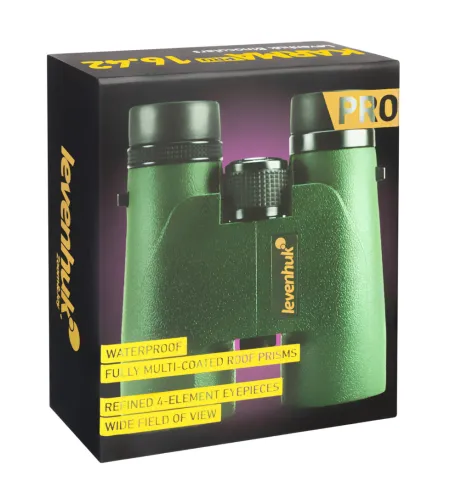 Levenhuk Karma PRO 16x42  Компактный, Влагостойкий, Карманный Бинокль с Призмой Руф