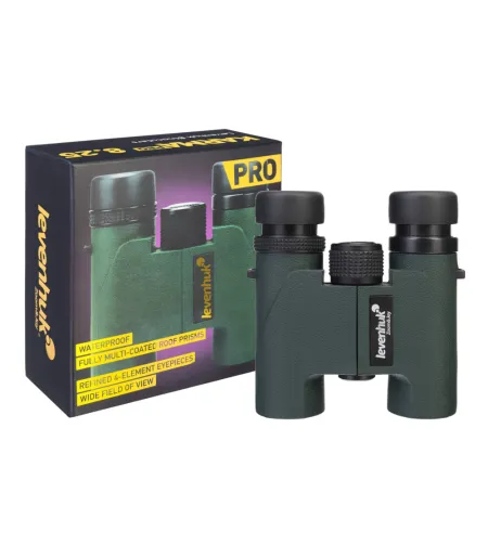 Levenhuk Karma PRO 8x25 Compact Roof Prism Waterproof Pocket Binoculars