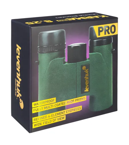 Levenhuk Karma PRO 8x25 Compact Roof Prism Waterproof Pocket Binoculars