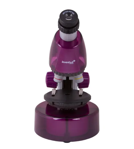 Microscope for children, Levenhuk LabZZ M101 Amethyst, 40x-640x, with Experiment kit