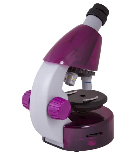 Microscope for children, Levenhuk LabZZ M101 Amethyst, 40x-640x, with Experiment kit