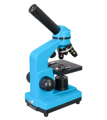 Microscope with Experimental Kit K50 2L Levenhuk Rainbow 40x - 400x Azure