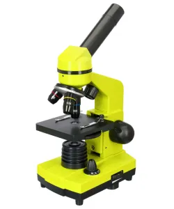 Mikroskoop eksperimentaalse komplektiga K50 2L Levenhuk Rainbow 40x - 400x Lime