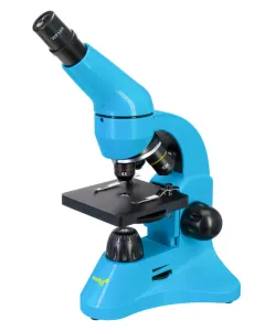 Микроскоп Levenhuk Rainbow 50L Лазурь 40x - 800x с экспериментальным комплектом K50