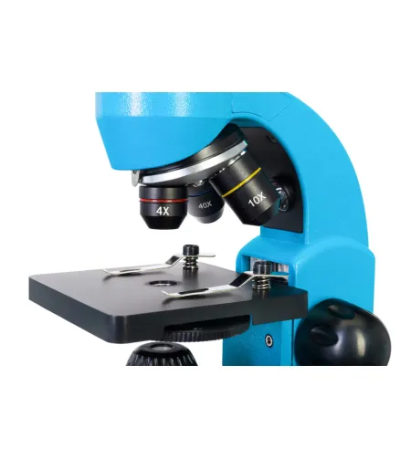 Mikroskoop Levenhuk Rainbow 50L Taevasinine 40x - 800x koos eksperimentaalse komplektiga K