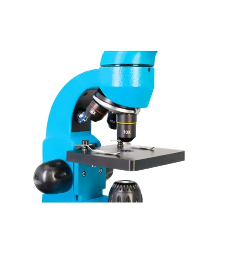 Mikroskoop Levenhuk Rainbow 50L Taevasinine 40x - 800x koos eksperimentaalse komplektiga K