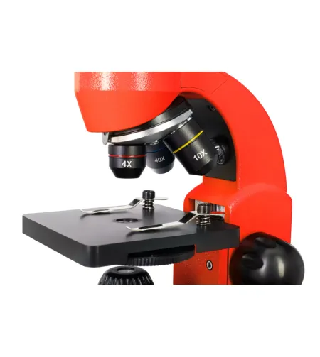 Mikroskoop Levenhuk Rainbow 50L Oranž 40x - 800x koos eksperimentaalse komplektiga K50