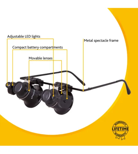 Levenhuk  Zeno Vizor G2 suurendusega prillid