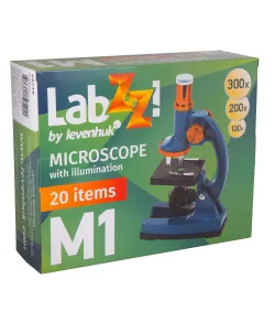 Microscope for children with experiment kit Levenhuk LabZZ M1 100x-300x