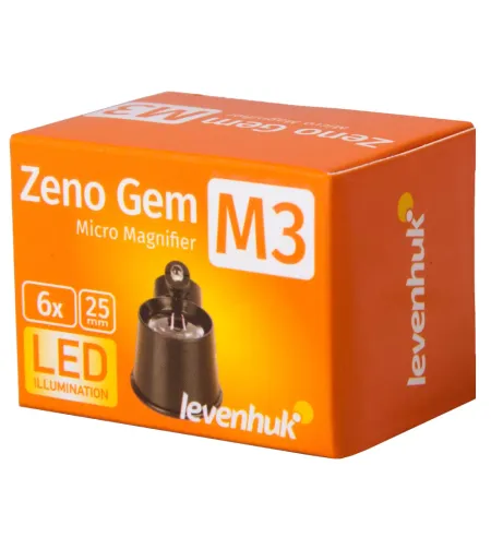 Levenhuk Zeno Gem M3 Plus suurendusklaas (6x)