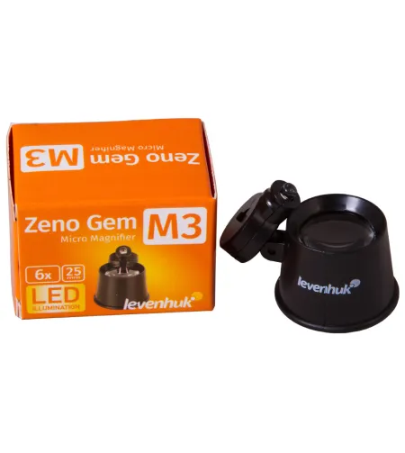 Levenhuk Zeno Gem M3 Plus suurendusklaas (6x)