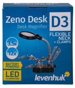 Levenhuk Zeno Desk D3 Plus suurendusklaas