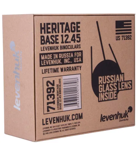 Levenhuk Heritage BASE 12x45 Binokkel optiline klaas BK10