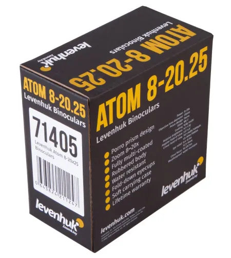 Levenhuk Atom 8–20x25 binokkel