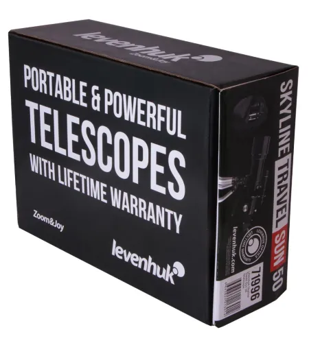 Teleskoop Levenhuk Skyline Travel Sun 50 50/360 <135x seljakoti ja päikesefiltriga