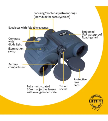 Binokkel Levenhuk Nelson 8 x 30