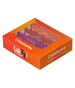 Valmistatud slaidide komplekt Levenhuk LabZZ C12 olendid