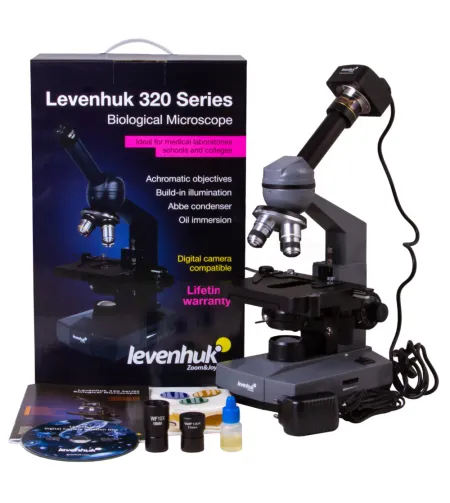 Levenhuk D320L PLUS 3.1M Digital Monocular Microscope