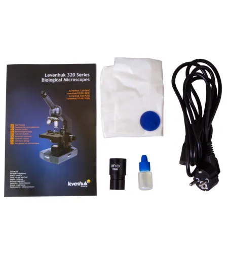 Биологический Mикроскоп с Kоординированным Cкользящим Cтолом Levenhuk 320 40x-1000x